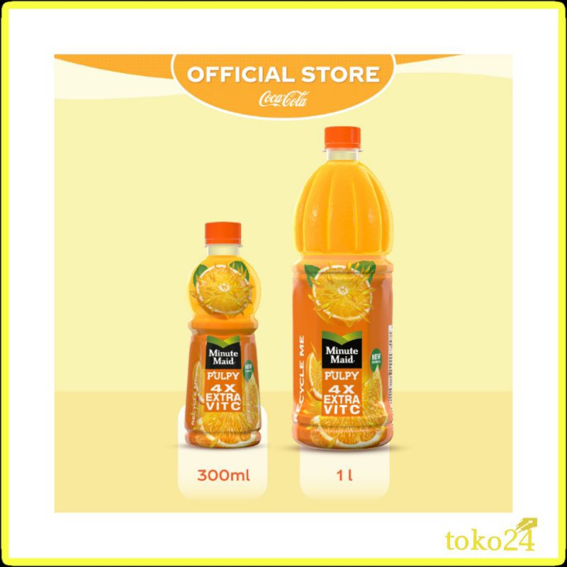 

Minute Maid Pulpy Orange 4x Extra Vit. C