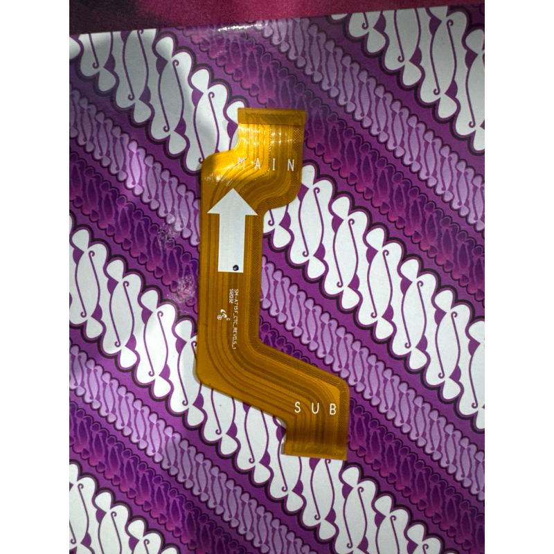 FLEKSIBEL PENGHUBUNG PAPAN CAS KE MESIN SAMSUNG A71 ORI COPOTAN