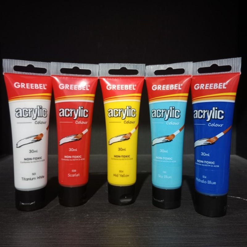 

(1 PCS) CAT ACRYLIC GREEBEL 30ML SATUAN