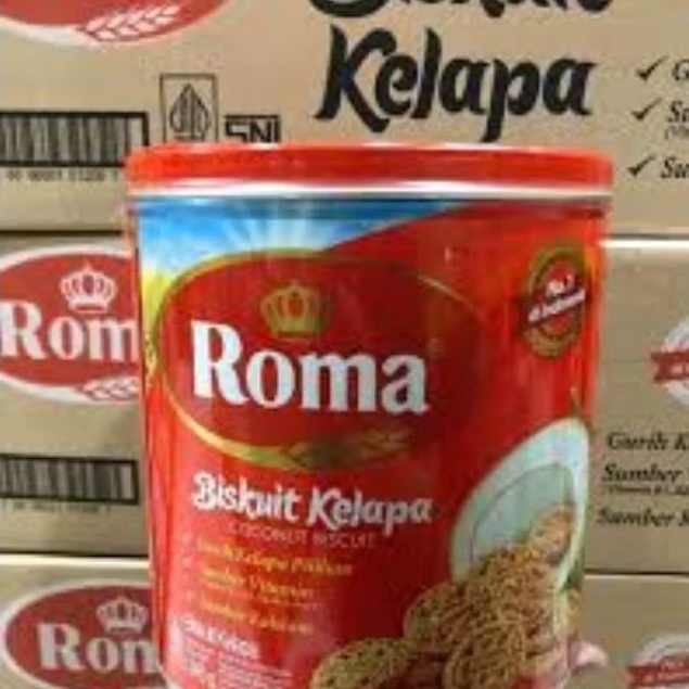 

ROMA BISCUIT KELAPA KALENG 1 KARTON ISI 6 @345g