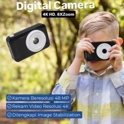 CAMERA DIGITAL TRAVEL 4K DIGITAL DUAL KAMERA TRAVEL 4K HD 8XZOOM