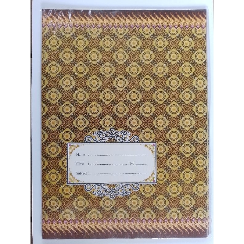 

Sampul Buku Tulis Motif Batik (1 pak isi 20 Lembar)