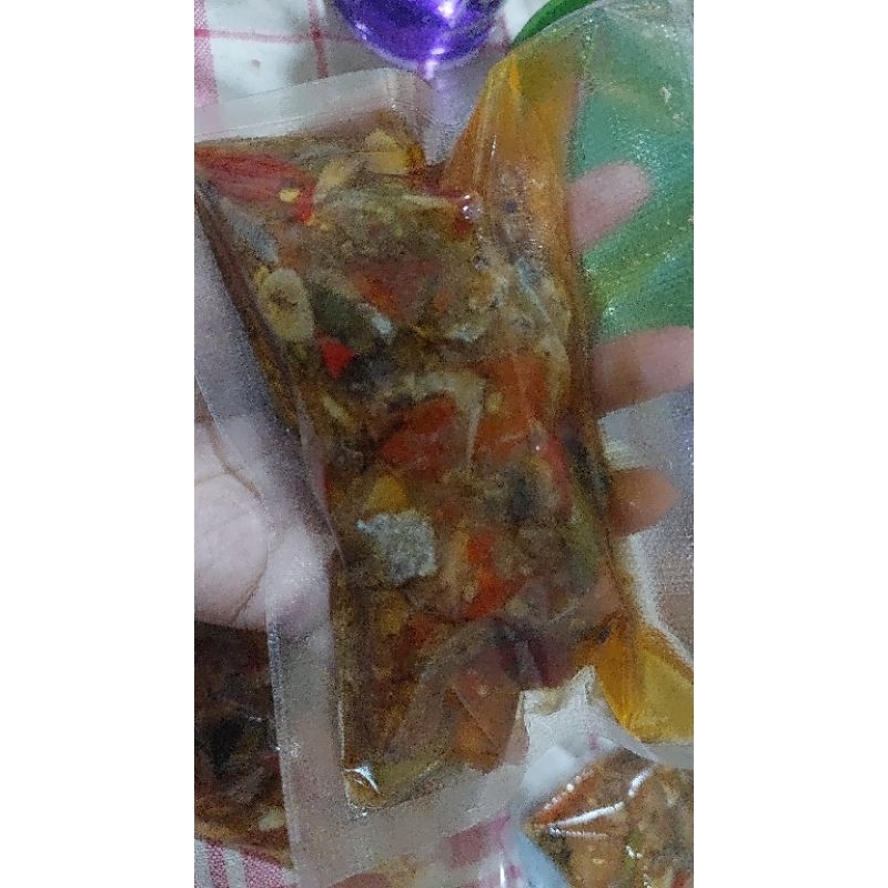 

Ikan Asin Telang Asam, manis, pedas