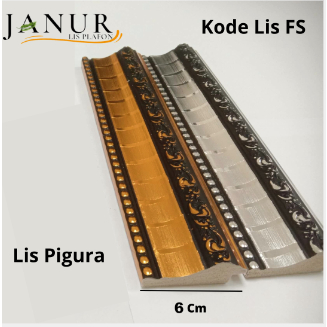 Lis Plafon Motif / Lis Pigura Pvc Motiv  L 6'CM X P 2'M / batang