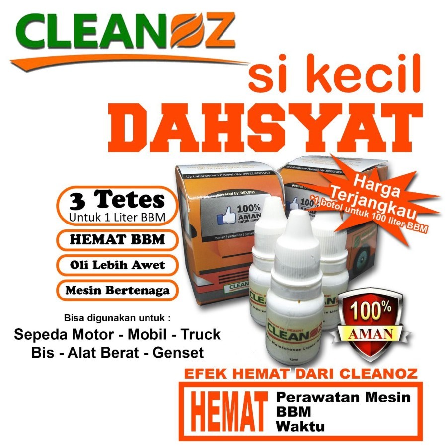 PENGHEMAT BBM Mobil Motor Cleanoz Hemat Bensin Murah Original Asli Promo Cleanoz Promo Clenoz Penghe