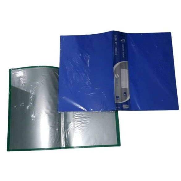 

CLEAR HOLDER DISPLAY BOOK ORGANIZER KERTAS DOKUMEN MEREK SMILE Ukuran F4 isi 20/40/60 halaman ANEKA WARNA MURAH
