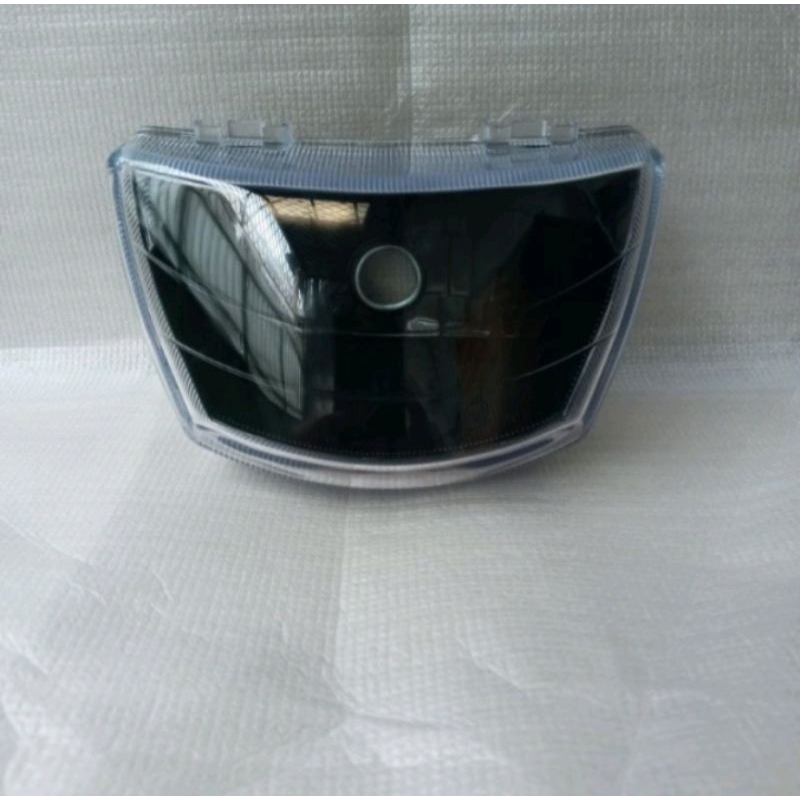 Headlamp Reflektor Lampu Depan Fizr F1ZR Vega R Lama Custom Hitam Fullset
