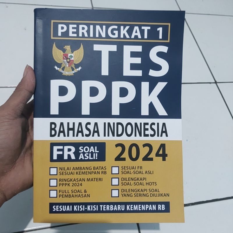 BUKU PERINGKAT 1 TES PPPK BAHASA INDONESIA 2024