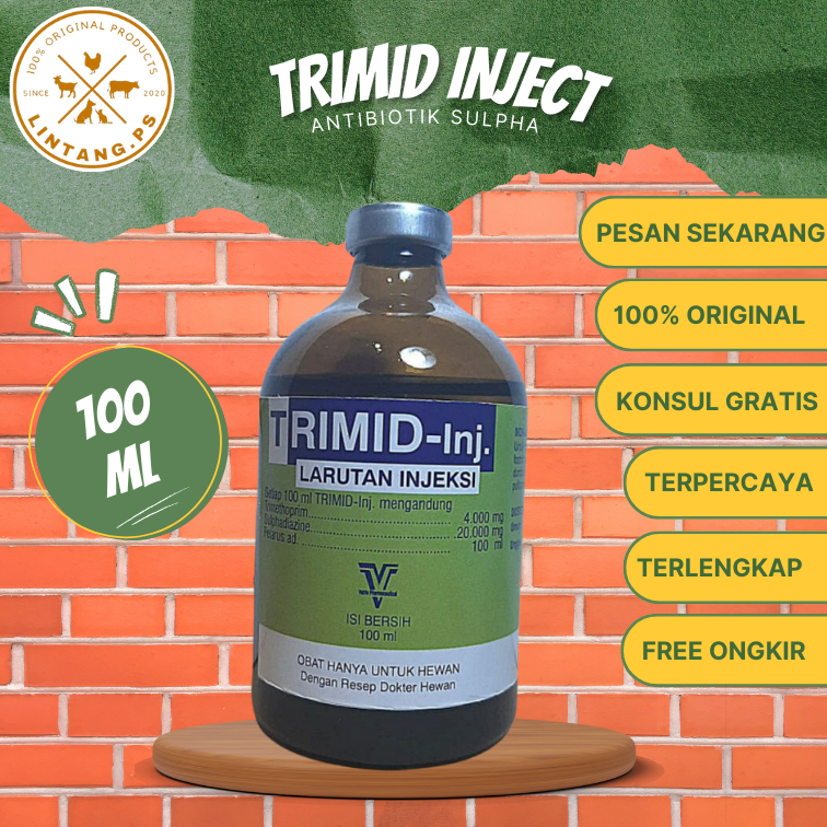 Trimid Injeksi - Antibiotik Hewan - Sulfa Injeksi - Sulpha Injeksi