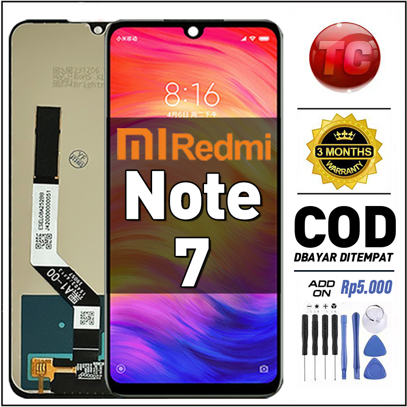 LCD Redmi Note 7 Original 100% fullset ori asli Touchscreen For Glass Touch Screen Digitizer