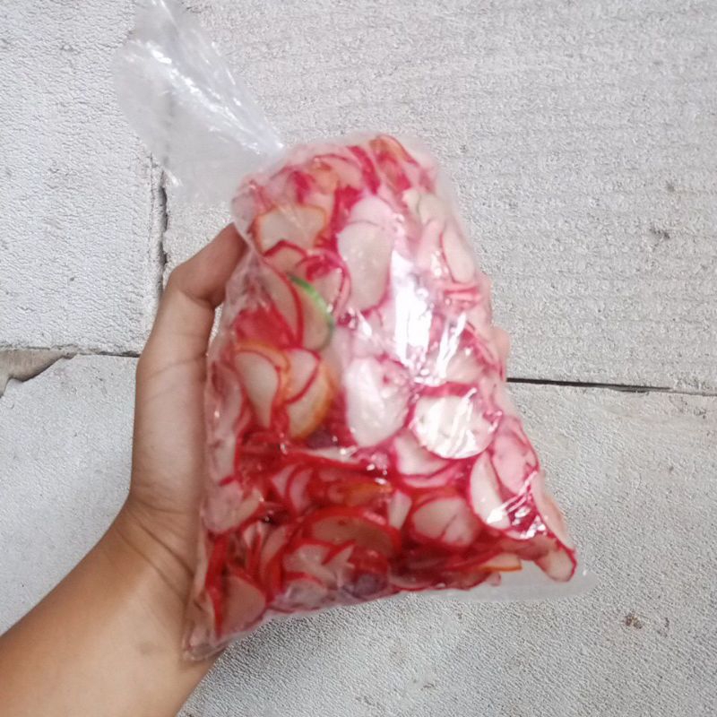 

kerupuk bawang tepi warna