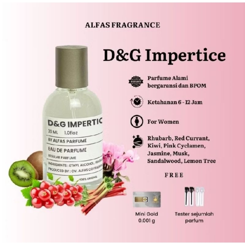 D&G parfum refiill non alkohol