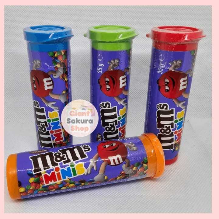 

M&M Minis Tube Milk Chocolate / coklat m&m / cemilan impor / chocolate