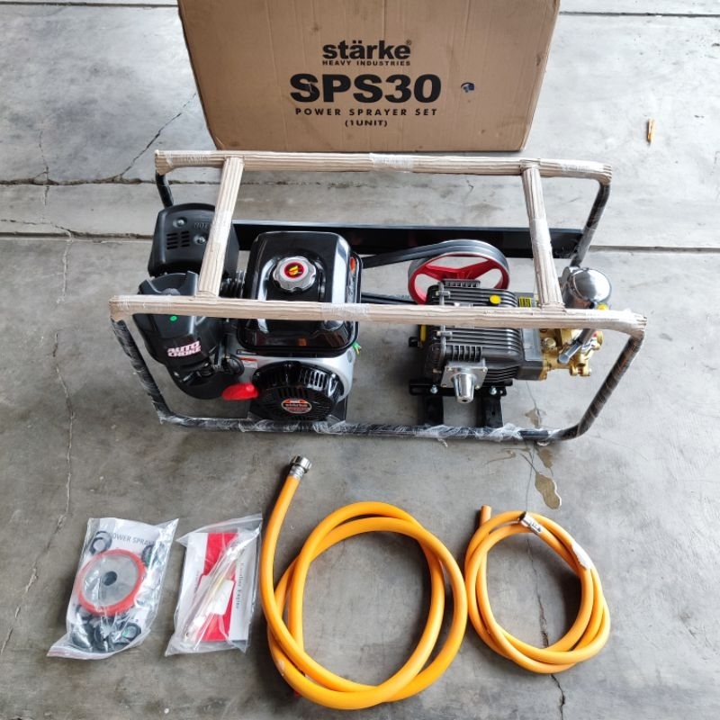 Mesin Sanchin Set Komplit Cuci Steam Mobil Motor Power Sprayer Jet Cleaner Starke GX 220 7 HP SPS 30
