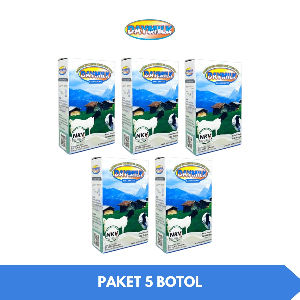 

DAYMILK - Susu Etawa Bubuk 200 GRAM - 5 Box
