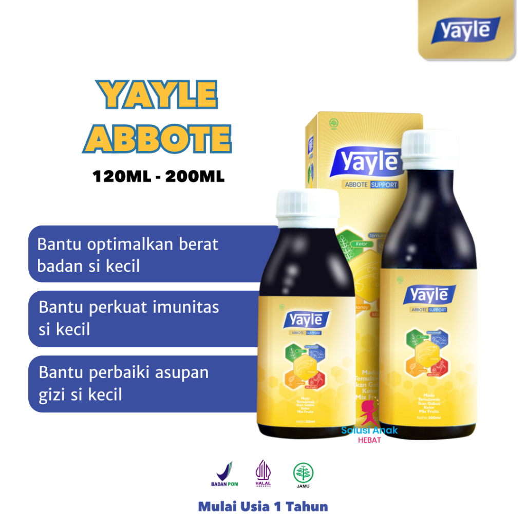 Yayle Abbote - Optimalkan BB & Daya Tahan Tubuh - Madu Vitamin Anak