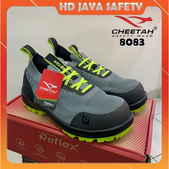 Sepatu Cheetah Reflex 8083 Flash Green Solegard - Safety Shoes Cheetah Reflex Type 8083 Berkualitas