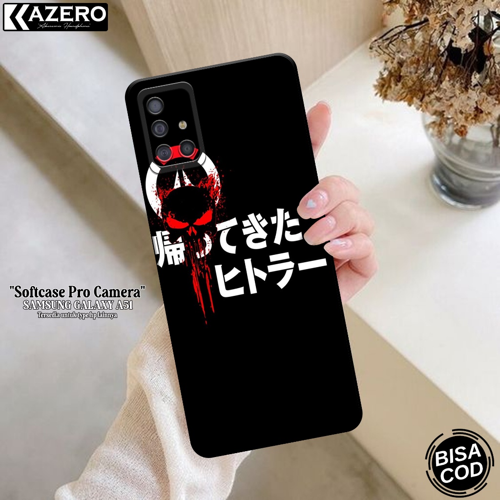 Kesing Samsung Galaxy A51 - Kazero Fashion Case Kartun - Case Samsung Galaxy A51 - Pelindung Hp - Ca