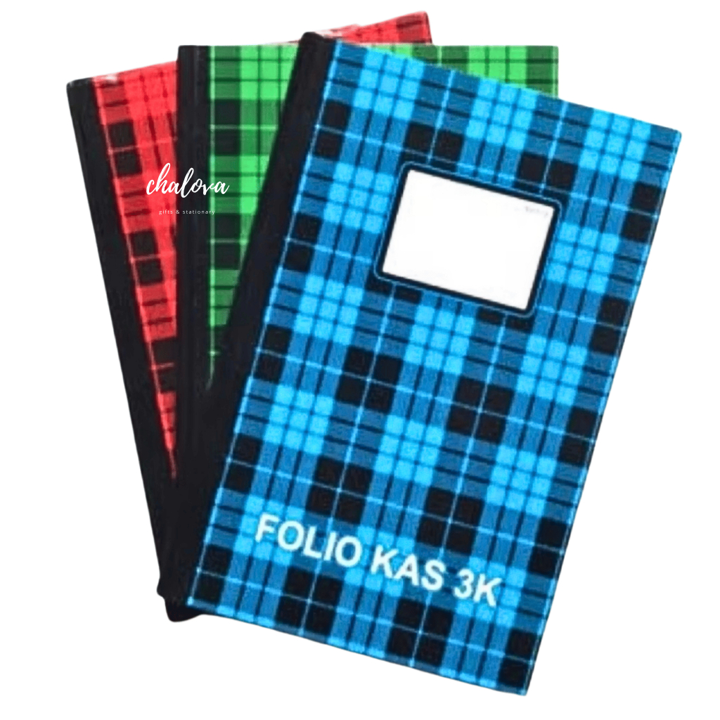 

[PCS] BUKU KAS FOLIO 3K KIKY / CASH BOOK FOLIO / BUKU LAPORAN KEUANGAN AKUNTANSI DEBET KREDIT SISA