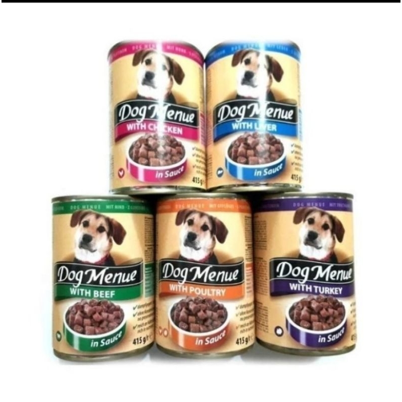 Makanan Basah Anjing Murah- Dog Menu 415Gr Food Wet DogMenu Kaleng PuppyAdult