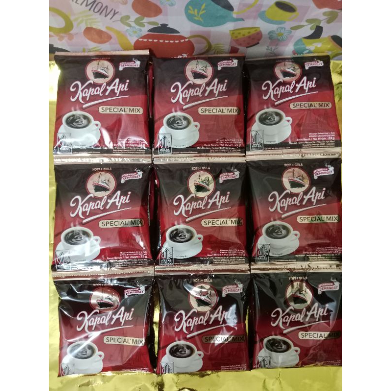 

Kapal api spesial mix renceng 23 gr. isi 10 sachet