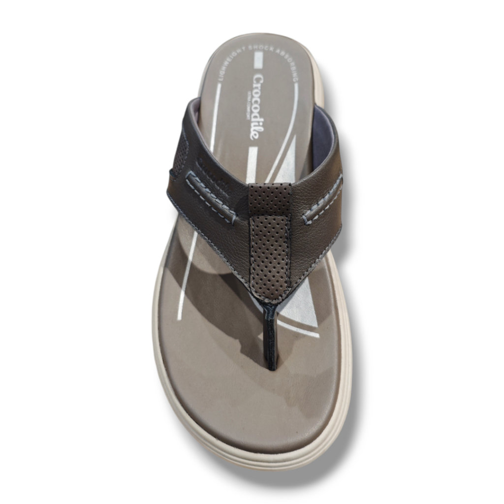 Crocodile CS 9845-7 Sandal Jepit Kulit Pria Warna Grey