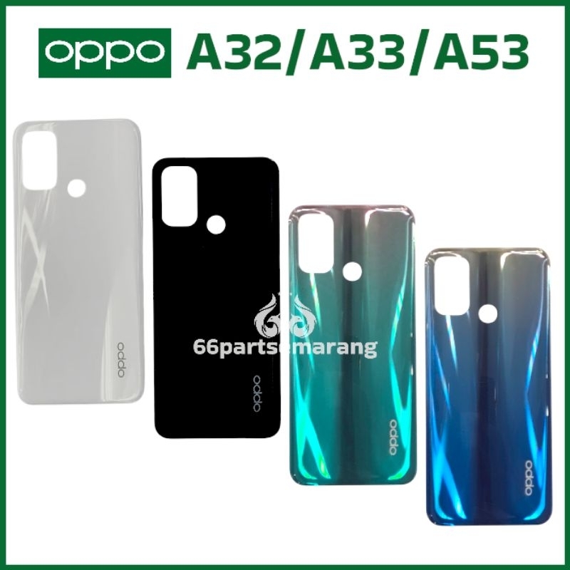 Backdoor Backcover Casing Belakang Tulangan Tengah Bazzel Oppo A32 / A33 / A52 / A53 /A53S / A54 / A