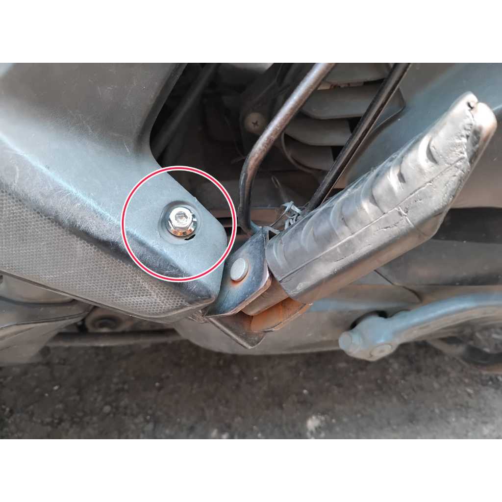 BAUT PROBOLT BAUT BODY STEP KAKI VARIO 125/150 HENG THAILAND 100% ORIGINAL