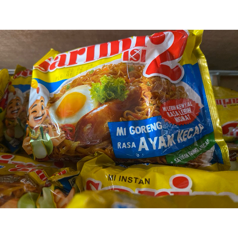 

Mie sarimi isi dua