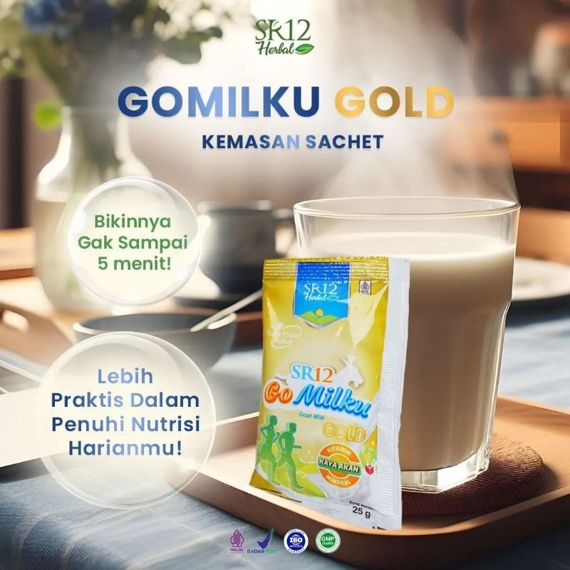 

Susu Gomilku Gold SR12 ✅️ Renteng isi 10 sachet ✅️ Order 4 renteng Bonus Kemasan Bag ✅️