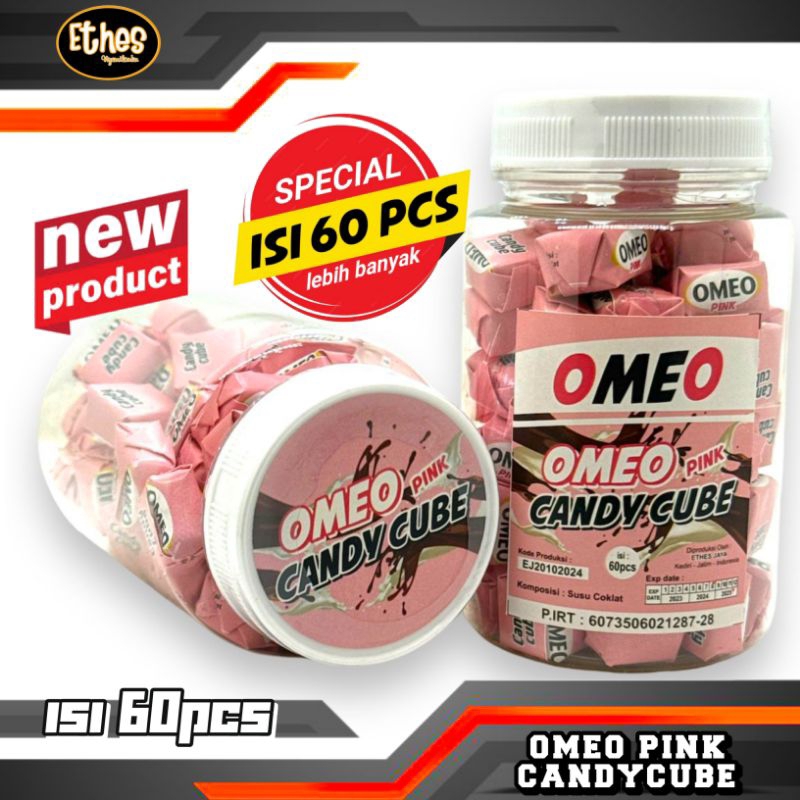 

PERMEN OMEO PINK CANDYCUBE isi 60pcs