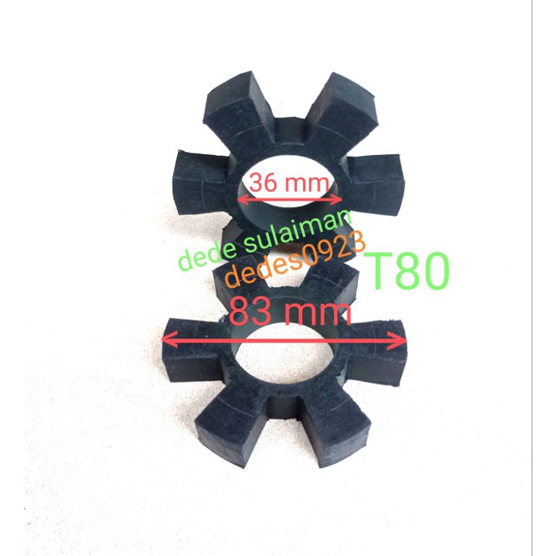 Karet coupling bintang T 80
