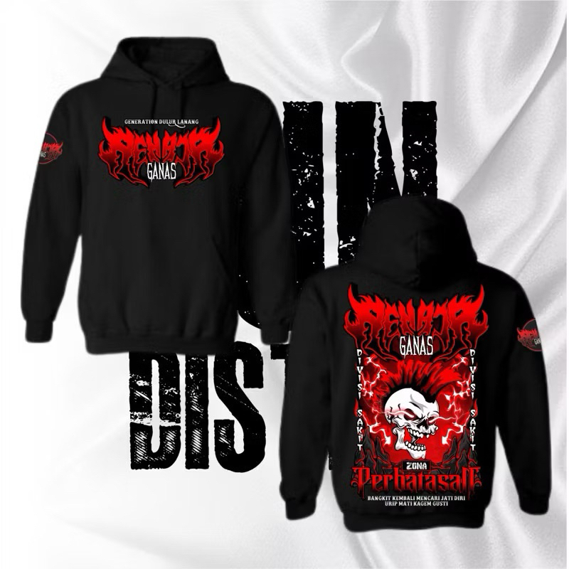 Hoodie Distro Regas Generation Dulur Lanang Regas Zona Perbatasan