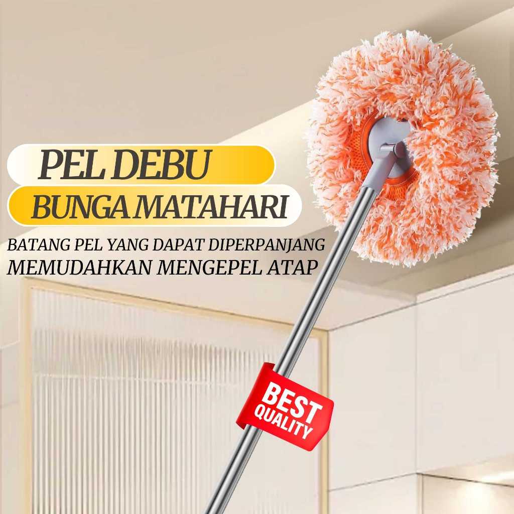 PROMO TERBARU 1 SET ALAT SAPU PLAFON MULTIFUNGSI PEMBERSIH RUMAH, LANTAI MEMBERSIHKAN DINDING PLAFON