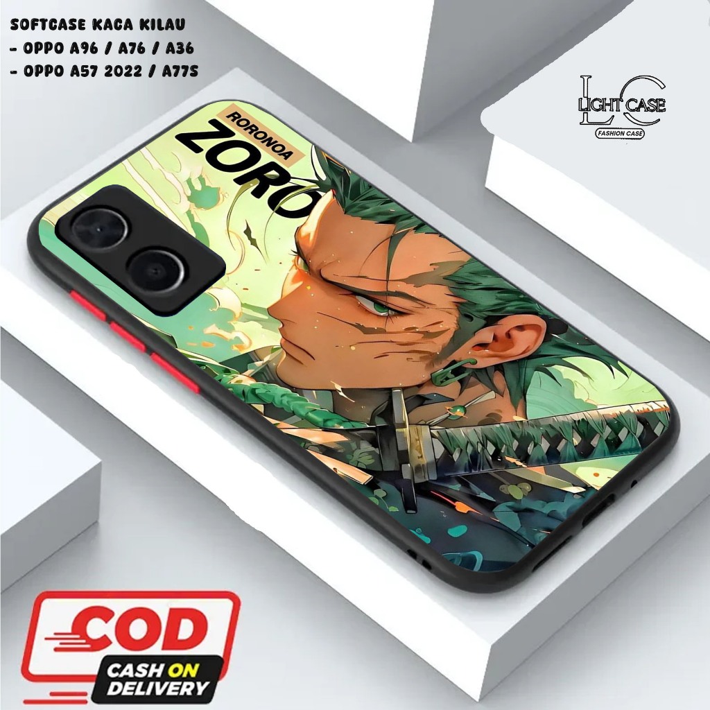 LIGHT CASE SOFTCASE GLOSSY (KACA KILAU) OPPO A96 / A76 / A36 || OPPO A57 2022 / A77S dan ALL TYPE SM