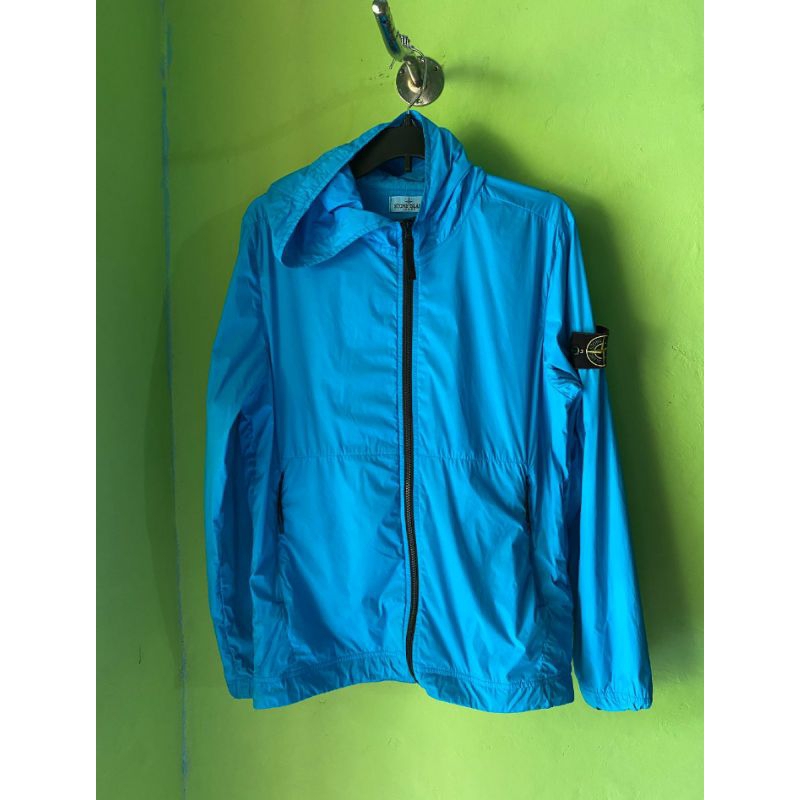 stone island nylon blue