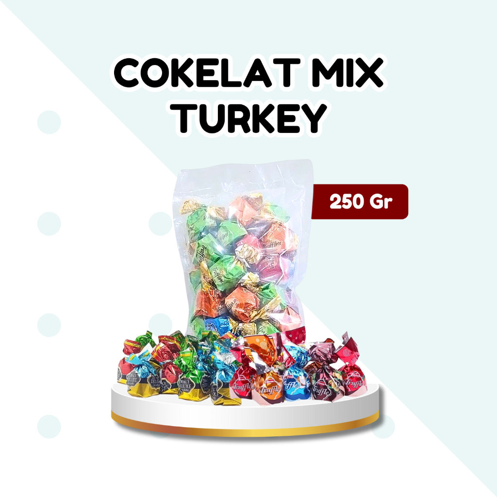 

Coklat Arab Traffline Cokelat Turki Elvan Trufle Oleh Oleh Haji Umroh 250gr