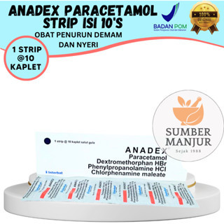 ANADEX STRIP 10 TABLET - OBAT FLU DAN BATUK