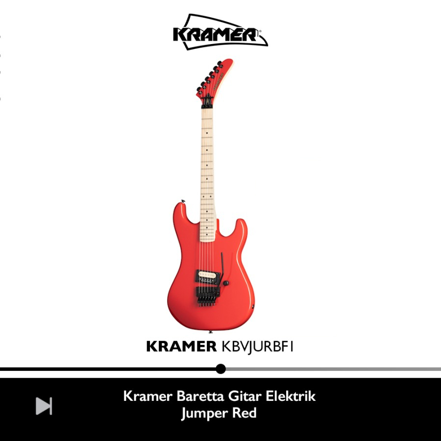 Kramer Baretta Gitar Elektrik - Jumper Red