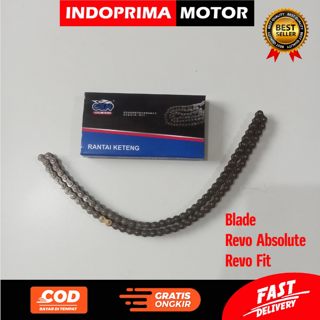 CRUN RANTAI TEMENG BLADE. RANTAI KETENG HONDA REVO ABSOLUTE. REVO FIT KWW KWB