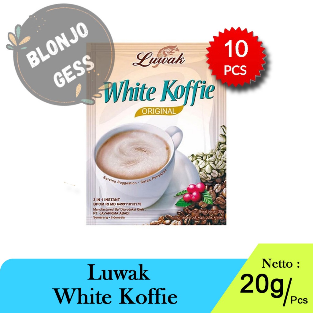 

Kopi Luwak White Koffie Original (Sachet) - 20 gr