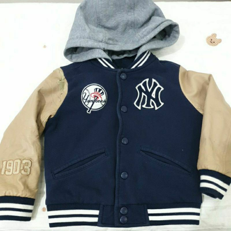 preloved jaket anak mlb