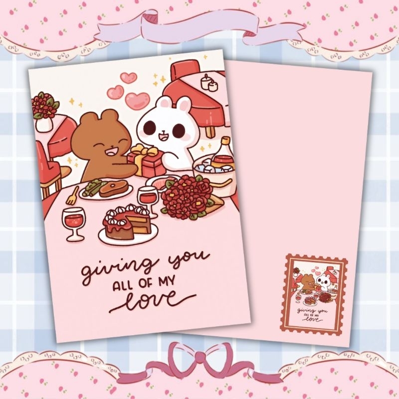 

Blossomb - Thankyou card | Postcard | Art print