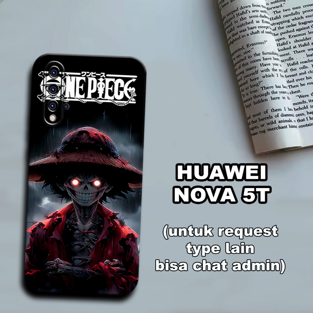 CC4/ Softcase karet lentur untuk huawei nova 5t /Motif karakter anime one piece/case huawei nova 5t/