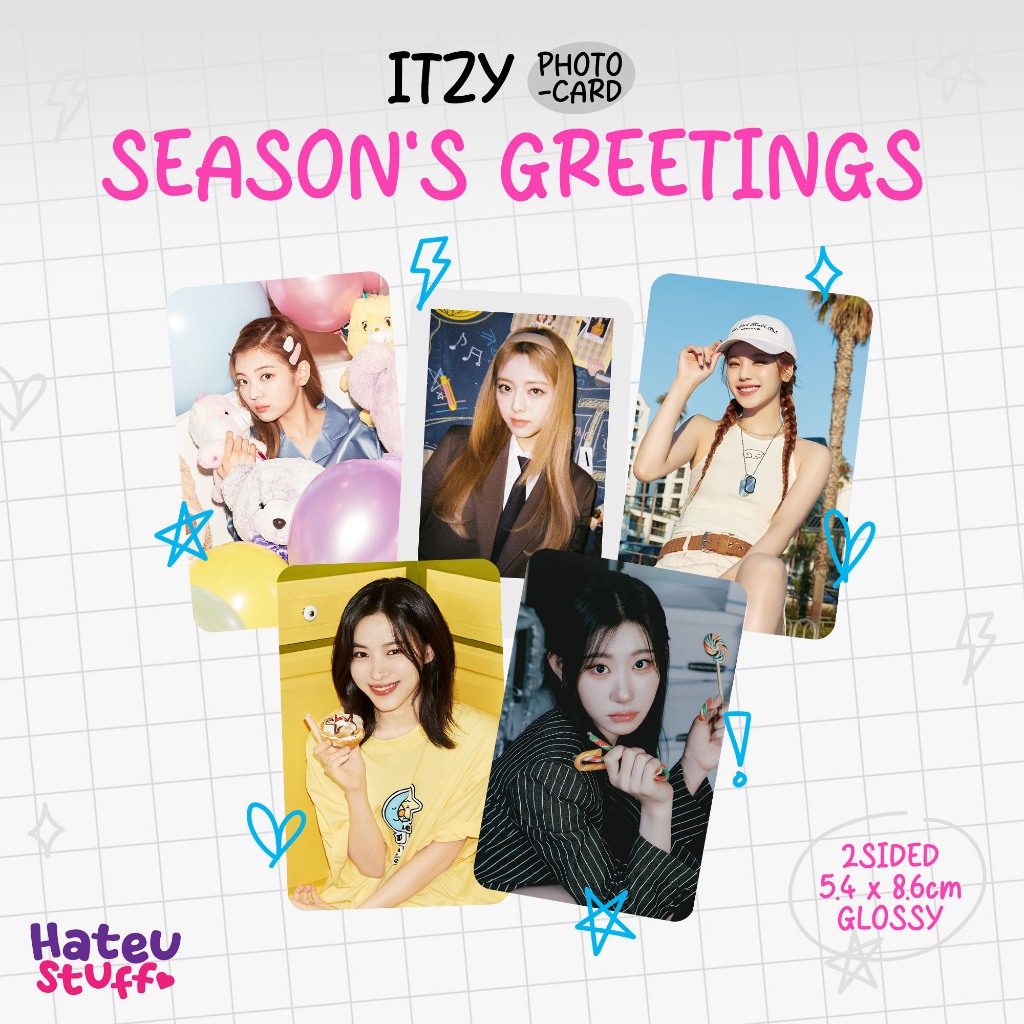 ITZY Unofficial Photocard Season's Greetings 2025 2024 2023 2022