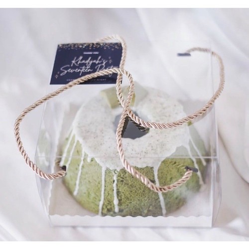 Kotak Mika box 25x25x12cm mika lapis bolu / Mika Hampers Gift cantik
