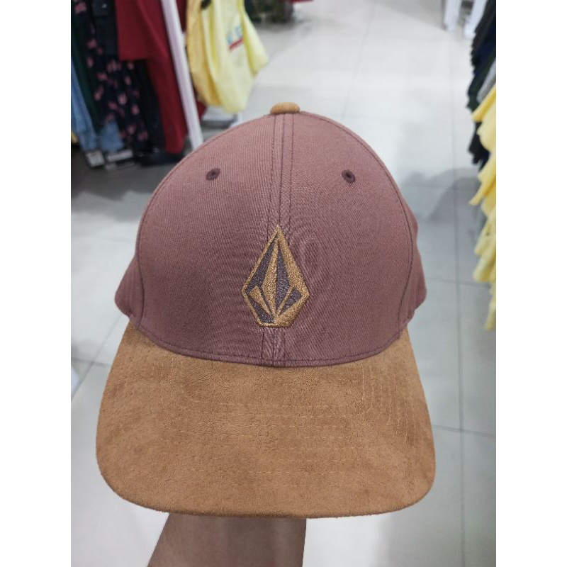 VOLCOM TOPI FLEXFIT ORIGINAL MAHOGANY SALE