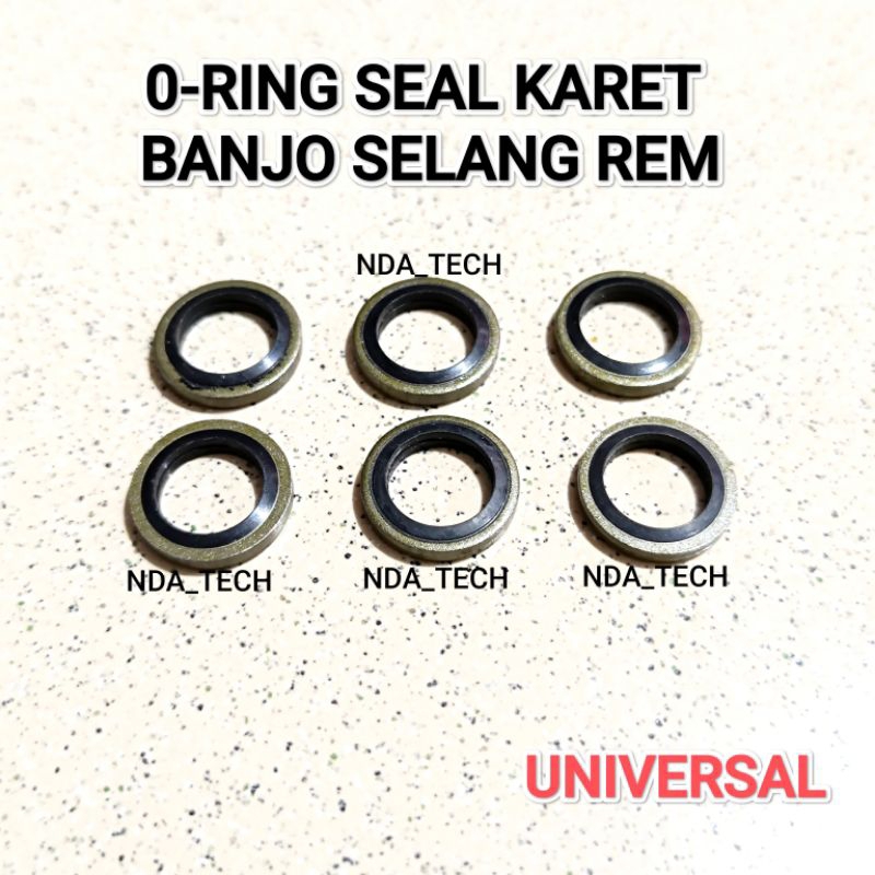 [PROMO] RING SELANG REM RING TIPE SEAL BANJO SELANG REM KALIPER REM MASTER REM O RING BAUT SELANG RE