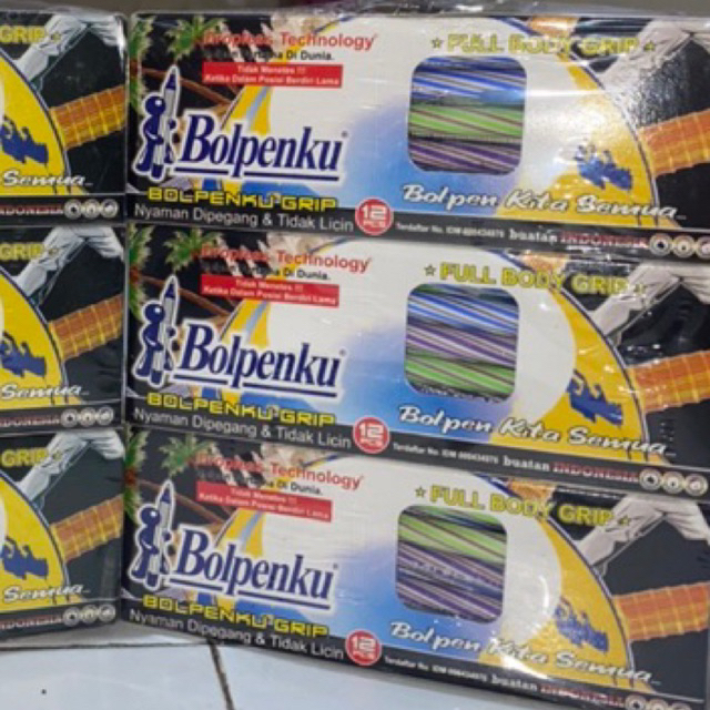 

Bolpenku Lilin Grip, 1 Ball isi 12 Pak
