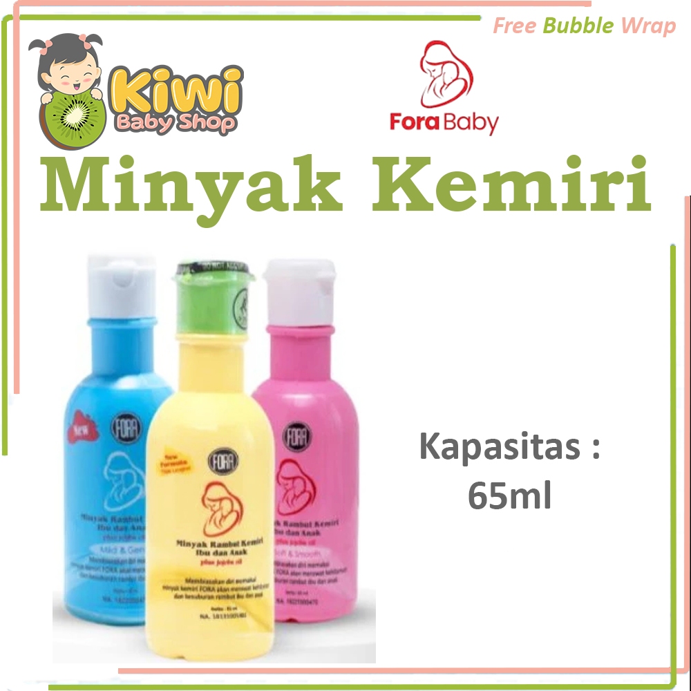 FORA Minyak Kemiri dengan Jojoba oil Penumbuh Rambut dan Alis Bayi